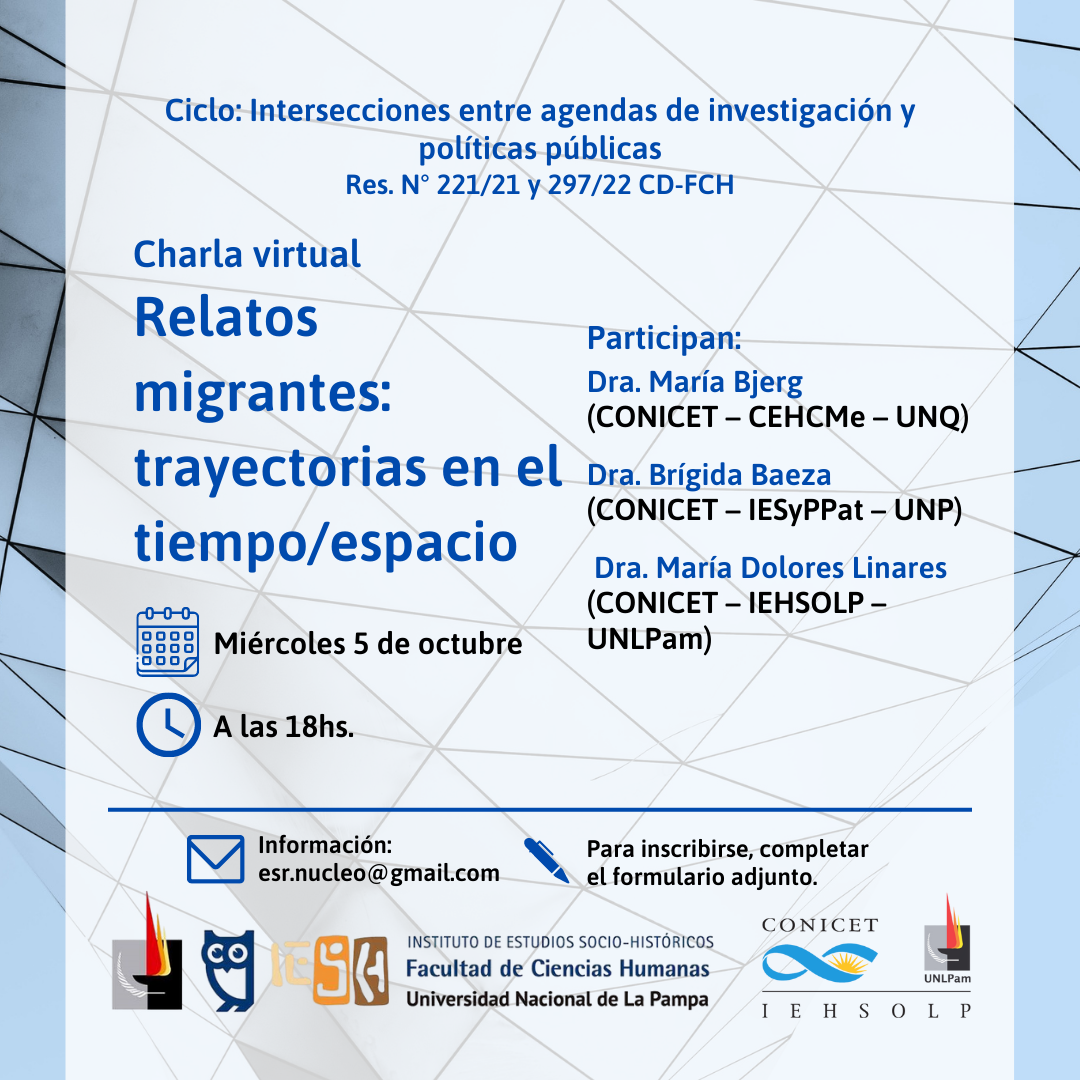 Relatos migrantes: trayectorias en el tiempo/espacio